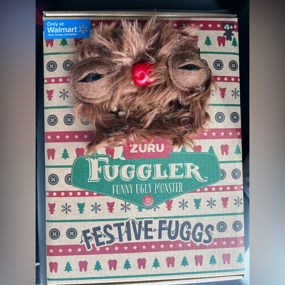ZURU Festive Fuggs Funny Ugly Monster - Brown and Red